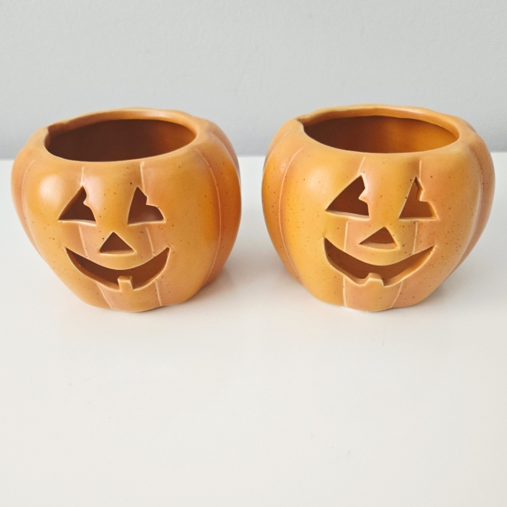 ‼️$6.99 SHIPPING‼️NEW PartyLite Pumpkin Candle Holders